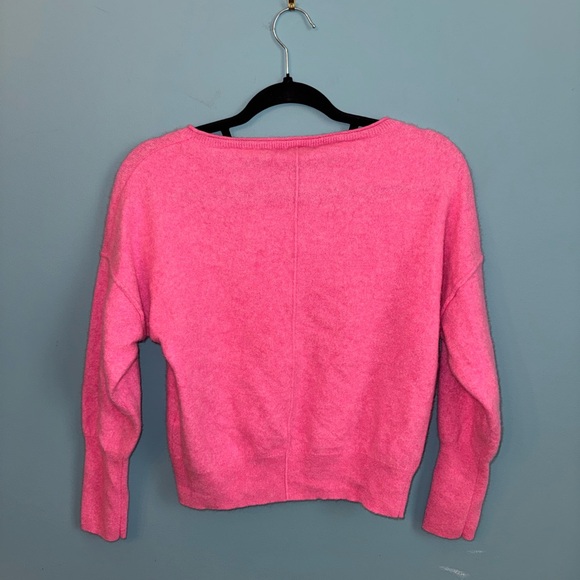 Tahari Bright Pink Cashmere Sweater - Picture 2 of 3